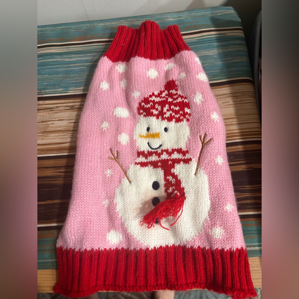 Dog sweater.